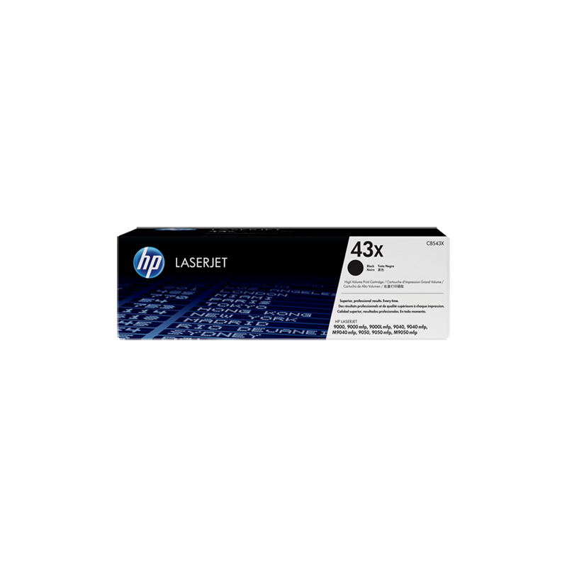 HP kassett No.43X Must (C8543X)