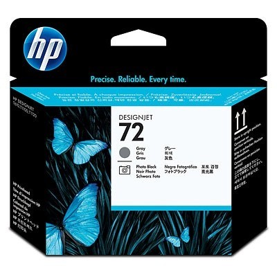 HP Ink No.72 Gray and Photo Must Printhead (C9380A)
