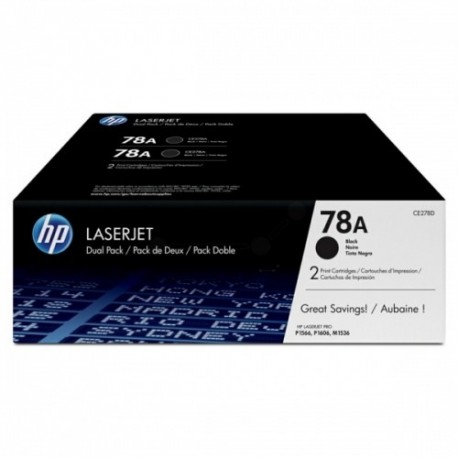 HP CE278AD No.78A Dual Pack Must kassett (CE278AD)