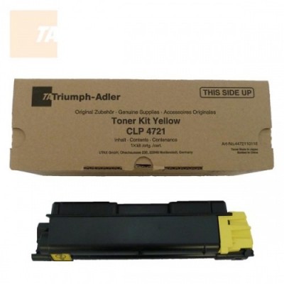 Triumph Adler tooner Kit CLP 4721 2,8k/ Utax tooner CLP 3721 Kollane (4472110116/ 4472110016)