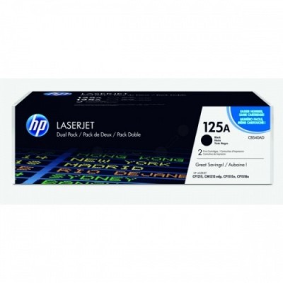 HP kassett No.125A Dual Pack Must kassett (CB540AD)