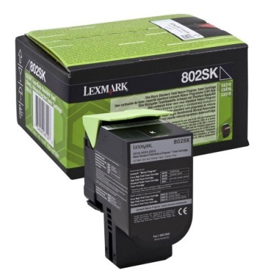 Lexmark kassett 802SK0 Must (80C2SK0)