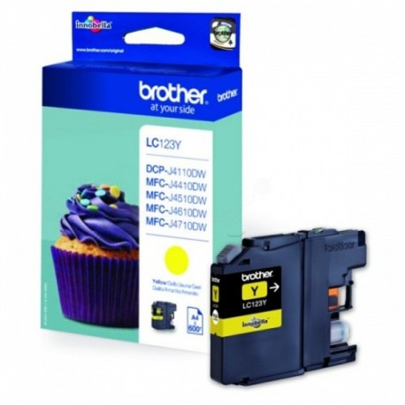 Brother Ink LC 123 Kollane (LC123Y)