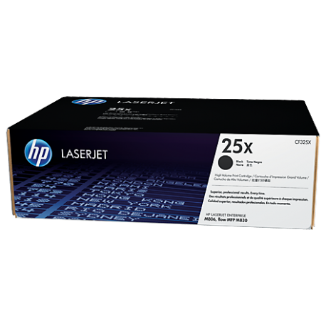HP kassett No.25X Must (CF325X)