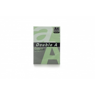 Värvilised paberid Double A, 80g, A4, 500 lehte, Emerald
